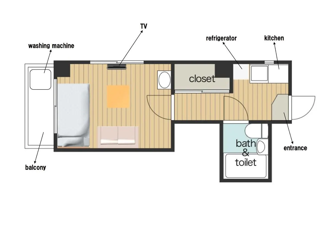 Nearest Sta 4Mins!Nr Ikebukuro,Shinjuku,Shibuya! Apartment Tokyo 0*,